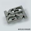 13mm de comprimento fivela decorativa quadrado sapato flor roupas bagagem sapato fivela pin fivela acessórios acessórios pin pin logotipo fivela decorativa atacado