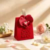 Caja de dulces para boda 2026 nuevo modelo estilo chino caja de embalaje de bolsa de dulces de alta gama caja de regalo de dulces para boda y compromiso