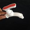 Torneira moderna de plástico para pia de cozinha e chuveiro, de assento curto, para uso doméstico, com água quente e fria