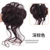 Peluca cabeza de bola esponjosa natural flor capullo espiral artefacto para el cabello banda elástica cabello rizado cabello liso anillo clip de agarre simulación capullo de cabello