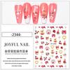 Pegatinas para uñas de conejo Lolita con lazo, conejo, corazón de amor, diseño pequeño, en stock, lote mixto.