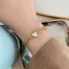 Pulsera Más Vendida 1Qiyun Joyería Moda Europea y Americana Pulsera de Acero de Titanio Lujo Ligero Estilo Nicho Accesorio de Alta Gama