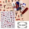 Zhengxiang Novo Produto Transfronteiriço Adesivos de Unha DIY Copa do Mundo de Futebol Evento Esportivo Bandeira de Evento Esportivo Europeu e Americano Comércio Exterior Adesivos de Unha Oem