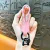 Llavero Colgante Hebilla de Herradura de Cuero PU Tejido Transfronterizo Decoración para Llavero de Coche Bolsos Regalo Venta al por Mayor de Comercio Exterior