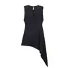 Aliexpress Atacado de Comércio Exterior Transfronteiriço Nova Coleção Primavera 2026 Roupas Femininas Vestido Curto com Barra Assimétrica K4-26096