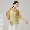 Traje de Práctica de Danza Clásica Verano Velo Suelto Hada Elegante Traje de Baile Camisa de Gasa Danza Moderna