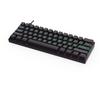 Teclado Mecánico de 61 Teclas con Teclas Desmontables, Sensación Plug-In, Escritorio de Computadora Oficina Universal Sensación Eje Verde