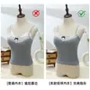 Sujetador Invisible sin Costuras de Tirante Fino de Corte Bajo para Mujeres con Poco Busto, Levanta y Previene la Flacidez, Sujetador Adelgazante de Espalda Descubierta y Corte Bajo