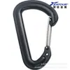 56*35mm Fivela de mola de aço plástico em forma de D Fivela de escalada ao ar livre Gancho externo de mochila Anel de conexão Atacado de fábrica