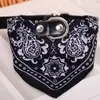 Collar PU para perro con estampado de triángulo, collar de toalla, suministros para mascotas, collar para gato, bufanda para perro, toalla para babas, fábrica, disponible en stock