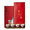 Taza Maestro Cultural y Creativo de la Ciudad Prohibida Cerámica Taza de Té Kung Fu Taza de Degustación Set de Tazas de Té Regalo Caja de Regalo de Alta Gama Recuerdo