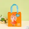 Sacola de Presente de Bebê Desenho Animado, Sacola de Presente Não Tecida, Sacola de Presente Portátil para Crianças, Sacola de Compras de Grande Capacidade