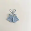 Guantes de Punto para Niños Yipan Otoño e Invierno Estilo Nuevo Manoplas Tejidas con Correa para el Cuello Guantes de Manopla Cálidos de Moda para Niñas