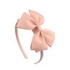 Cross-border banda de costela de poliéster crianças bow headband atacado de camada dupla borboleta saco nó handmade flor headband atacado