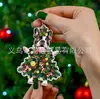 Decoraciones Decoración de Navidad Accesorios Entusiastas Boston Mascota Perro Colgante Acrílico Regalo Árbol de Navidad Perro