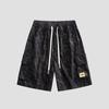 2025 Novos Shorts Masculinos Verão Finos Soltos Versátil Casual Cargo Calças Camufladas Americano Retrô Shorts Comprimento do Joelho
