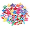 Clavos de Colores para Manualidades Infantiles Clavos de Cuerno Clavos de Dos Puntas Clavos Dobles Divididos Materiales y Accesorios Creativos para Decoración DIY