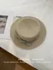 Flor de Glicina de Verano ~ Nuevo Sombrero de Paja Plano Floral Estilo Pastoral para Mujer, Elegante, para Vacaciones, Playa, Protección Solar, Sombrero de Sol