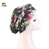 Estilo Bohemio Trenza Retorcida Gorro Retorcido Doble Cruz Estampado Gorro Baotou Gorro de Tela JDT-429G