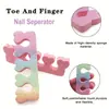 Ferramentas e Suprimentos para Manicure Esponja Coração Separador de Dedo do Pé Separador de Dedo do Pé com Glitter Separador de Dedo do Pé Separador de Dedo do Pé de Algodão Isolador de Dedo do Pé