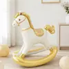 Balão de folha de cavalo de madeira 3D de desenho animado estilo Ins decoração de cena de festa de aniversário infantil atacado