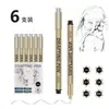 Amazon Caneta Agulha Caneta para Desenho Técnico Caneta para Contorno de Design de Quadrinhos Conjunto de 12 Cores Caneta Ultra Fina Especial