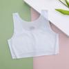 Ropa interior sin marcas para niña Etapa de desarrollo inicial de la niña Chaleco cómodo con sensación de desnudez Forro de seda de morera