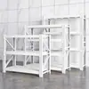 Prateleiras Pequenas de Dois e Três Níveis, Prateleiras de Armazenamento, Estantes de Armazenamento Multicamadas, Prateleiras para Itens Diversos, Uso Doméstico em Armazéns, 1,18m de Altura, para Estações de Entrega Expressa