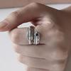 Anillo de Pluma Estilo Indio, Anillos Retro Europeos y Americanos para Hombres y Mujeres, Accesorios de Nicho, Suministro Transfronterizo, Venta al por Mayor por Fabricante
