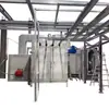 Línea de pulverización de polvo de transporte semiautomática personalizada COLO-L-M03 línea automática de pulverización de polvo electrostático de transporte