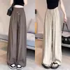 Pantalones de maternidad para primavera y verano, estilo delgado para usar al aire libre, nuevo modelo 2026, no aprietan la barriga, talla grande, aptos para personas menudas, pantalones casuales de pierna ancha Yamamoto