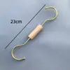 Ganchos para Loja de Roupas, Ganchos S, Cabides de Corda de Cânhamo, Adereços de Exibição, Painéis de Exibição de Madeira, Pregadores de Calça, Argolas para Lenço