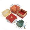 Caja Joyero de Apertura Doble Método Antiguo Herencia Caja para Pulseras Caja para Collares Caja para Pulseras Caja de Almacenamiento de Juguetes Culturales Caja de Empaque para Joyería