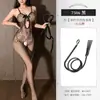Body de Malla Hueca Transparente Sin Entrepierna Feimu 7506 Lencería Erótica Sexy Puro Deseo Medias Negras de Una Pieza para Venta al por Mayor