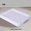 Jaula de Conejo Transparente Acrílica para Hogar Interior Caja de Cría para Mascotas Pequeñas de Una Sola Capa a Prueba de Escape Jaula Decorativa para el Hogar