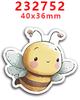Nuevo parche de resina acrílica 2023 moño adorables pegatinas decorativas refrigerador PR227916