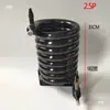 Tubo de enfriamiento de agua para máquina de hielo 1.5P2P3P4P5P6P7P manguito del condensador radiador serpentín bobina de bomba de calor de aire acondicionado