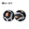 Nuevas Cuentas Redondas de Silicona 15mm Estampado Leopardo Cuentas con Marca de Agua DIY Mordedor para Bebé Cadena para Chupón Cuenta Suelta Accesorios de Joyería