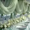 Cortinas de Malla, Decoraciones de Arco de Boda de Malla para Jardín Estilo Americano, Tela Transparente para Arreglo de Fondo de Fiesta de Cumpleaños, Tela de Gasa
