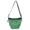 Bolso cruzado casual estilo japonés para hombres y mujeres, bolsa cuadrada pequeña con cordón resistente al agua, bolso de hombro a cuadros estilo Hong Kong para el trabajo