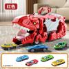 Dinosaurio Deformado Tragándose Coche Almacenamiento Riel de Aleación Coche Juguete de Dinosaurio para Niños Traje de Niño Amazon Transfronterizo