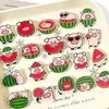 Broche de Alfinete Pequeno Desenho Animado Criativo Fofo Broche de Acrílico Pingente Pequeno Patch Broche Acessório de Roupa "Me Pague Mensalmente Miau"