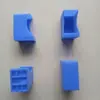 Protetor de Pé para Carteira e Cadeira Escolar Azul Anti-Colisão Capa para Perna de Banco Infantil Combinando com Mesa Infantil Protetor de Pé para Mesa de Computador de Aluno do Ensino Fundamental