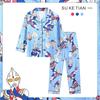 Pijamas de manga larga para niñas, primavera y otoño, 2024