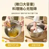 Tina de Cocina de Acero Inoxidable con Colador, Tina Redonda Sólida Engrosada para Uso Doméstico, Juego de Cesta de Drenaje, Tina para Lavar Verduras y Tina para Amasar Masa
