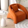 Silla de Ocio Personalizada de Gama Alta con Disparo Real, Silla de Negociación de Respaldo Alto para Departamento de Ventas de Hotel, Sofá Individual de Estilo Italiano