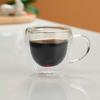 Taza de Té de Vidrio Simple de Doble Capa con Forma de Huevo de Alto Borosilicato Transparente para Bebidas de Leche Resistente al Calor Taza de Café Venta al por Mayor