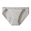 Calcinha feminina ins sexy com estampa de letras, algodão puro, cintura média, cores contrastantes, 10A antibacteriana, entrepernas estendido, biquíni que abraça o quadril para mulheres