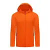 Jaqueta atlética masculina, moletom com capuz, camiseta de secagem rápida com elasticidade em quatro direções para primavera/verão para corrida, fitness e ciclismo, jaqueta corta-vento feminina, conjunto de treino