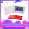 Álbum eletrônico dobrável de formatura para atacado, player com tela LCD de 7 polegadas, cartão de felicitações em vídeo